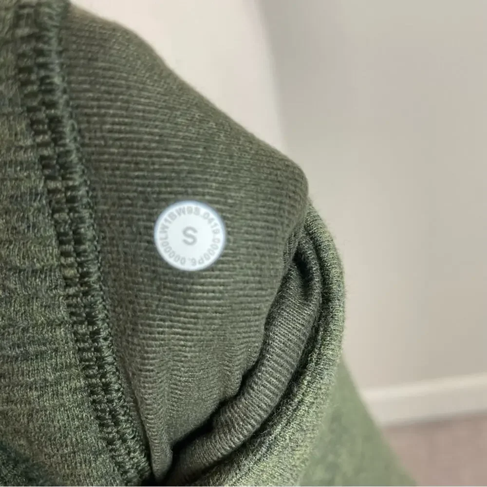 Lululemon Olive Along the Way Cowl neck Dress Small